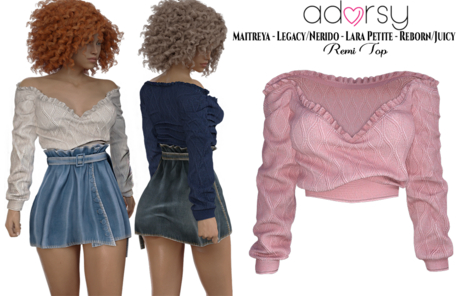 Second Life Marketplace - Top Jenny Top- Maitreya Top Legacy Top Nerido